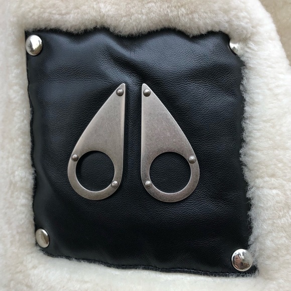 Moose Knuckles Shearling Jacket S Coat Fur NEW - Picture 8 of 14